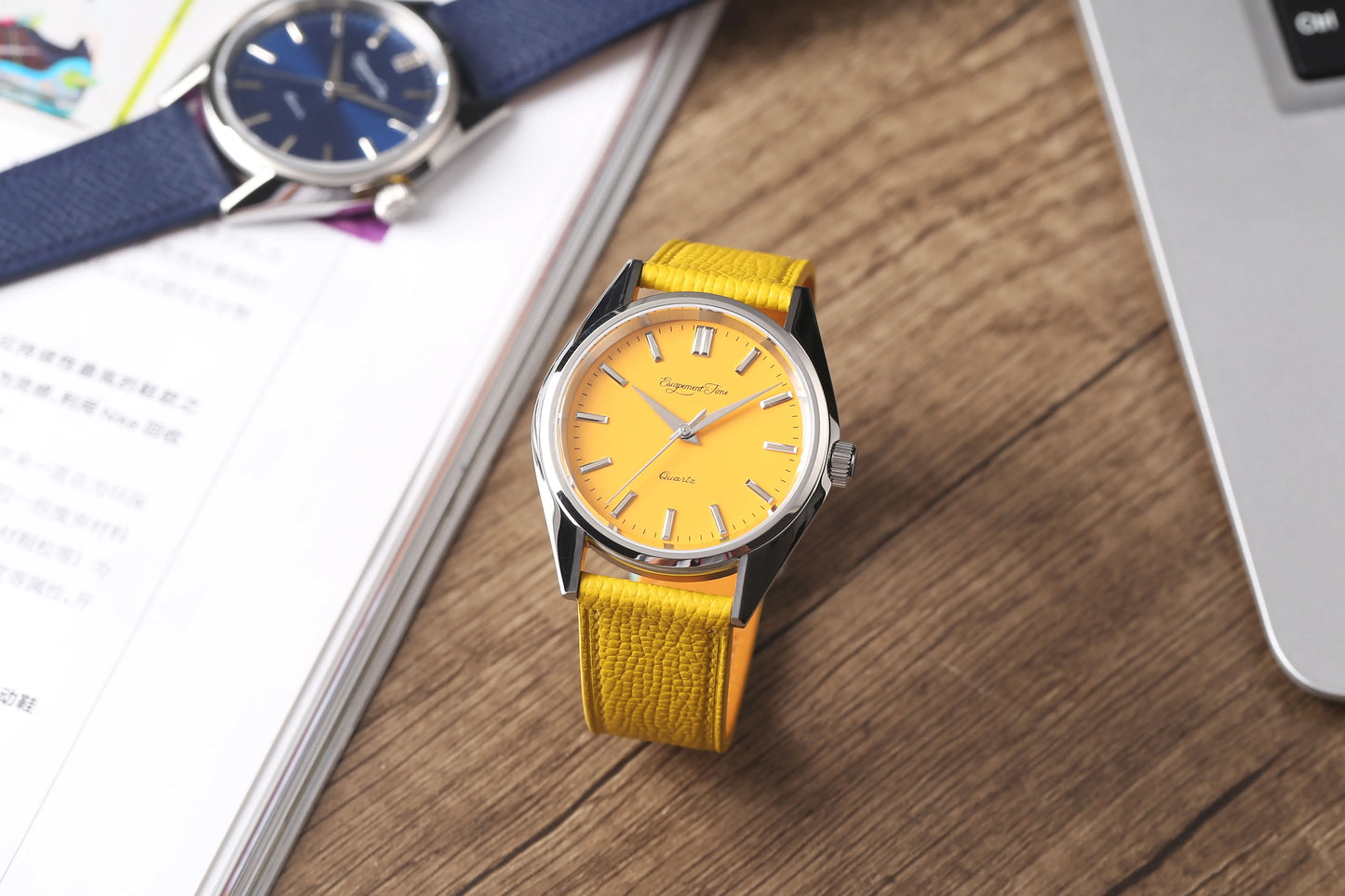 Montre à quartz 40mm, boîtier VH31, traitement thermique manuel