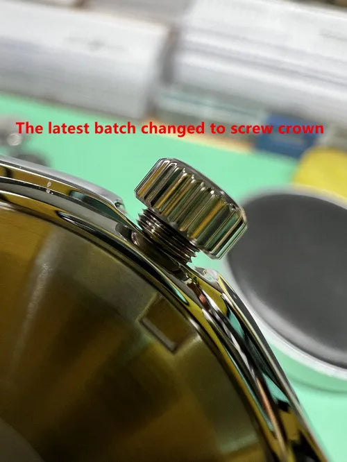 Montre à quartz 40mm, boîtier VH31, traitement thermique manuel