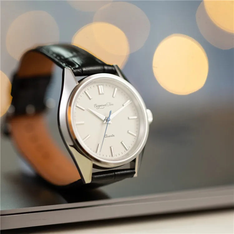 Montre à quartz 40mm, boîtier VH31, traitement thermique manuel