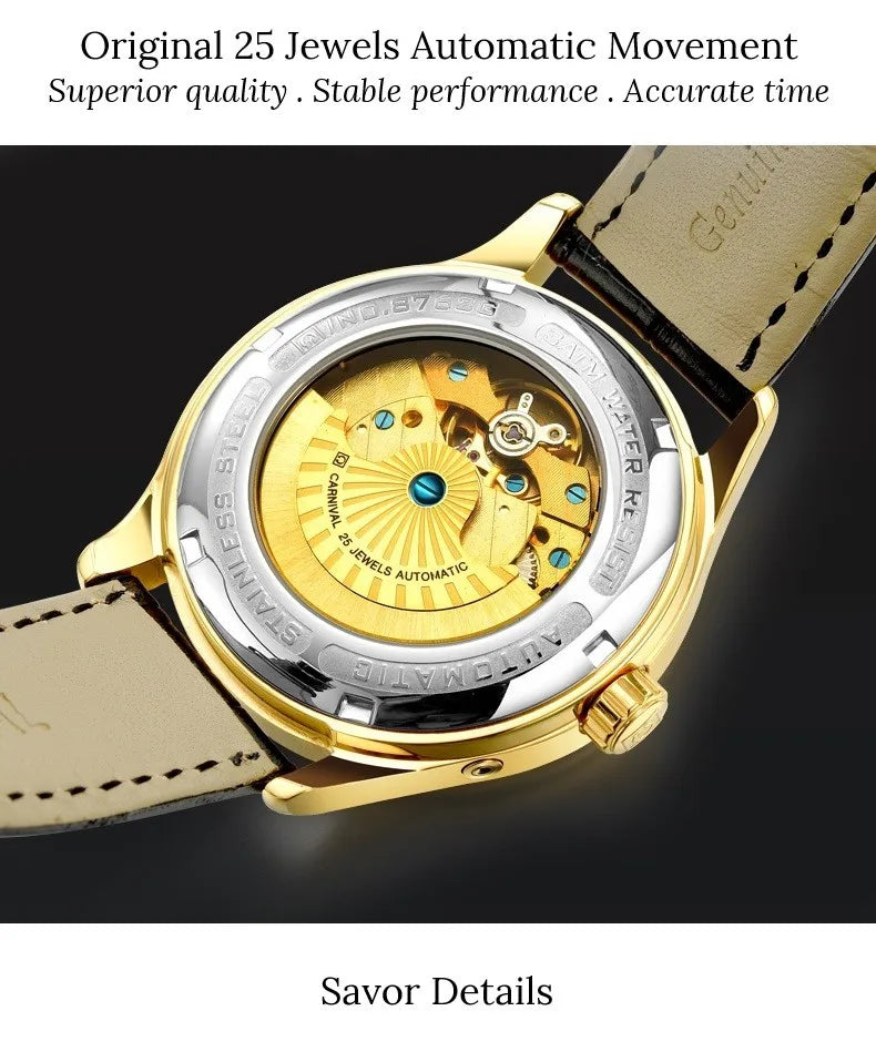 Montre mécanique étanche et lumineuse pour homme, modèle Original de carnaval, marque supérieure, multifonction, automatique, calendrier