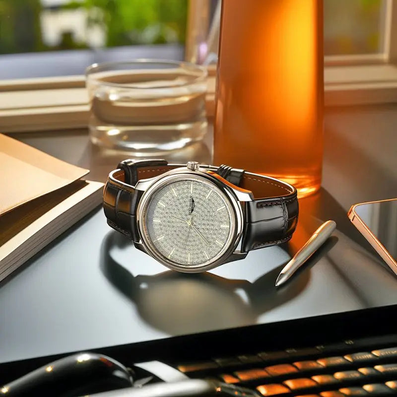 Montre à Quartz pour hommes, édition coréenne, classique, haut de gamme, étanche, à la mode, Simple, beau, cadeau, nouvelle collection 2025