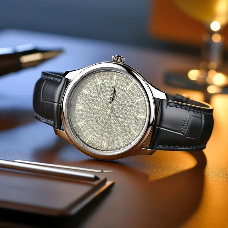 Montre à Quartz pour hommes, édition coréenne, classique, haut de gamme, étanche, à la mode, Simple, beau, cadeau, nouvelle collection 2025