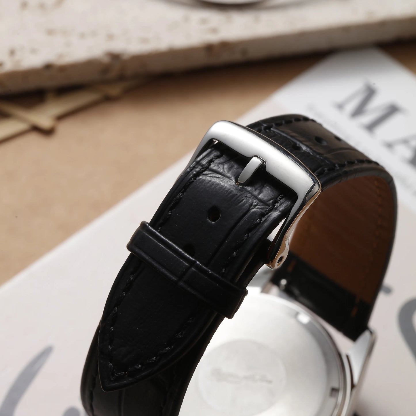 Montre à quartz 40mm, boîtier VH31, traitement thermique manuel